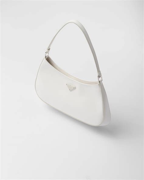 prada cleo shoulder bag white|Prada cleo hobo shoulder bag.